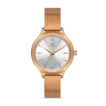 Ferro Silver Wicker Cord Womens Wristwatch FL21260C-C