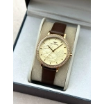 Ferro Brown Leather Band Womens Wristwatch FL21242B-O