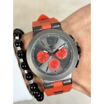 Ferro Kırmızı Silikon Kordon Erkek Kol Saati FM11539DWT-ZK4 Fonksiyonları Aktif 3ATM Su Geçirmez