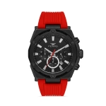 Ferro Claret Red Silicone Band Mens Wristwatch FM31396D-ZK