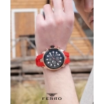 Ferro Kırmızı Silikon Kordon Erkek Kol Saati FM31402D-R4