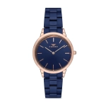Ferro Navy Blue Steel Cord Womens Wristwatch F21124A-T