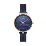 Ferro Navy Blue Strap Strap Womens Wristwatch F21224C-T