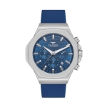 Ferro Navy Blue Silicone Band Mens Wristwatch FM31348D-L3