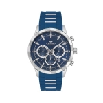 Ferro Navy Blue Silicone Band Mens Wristwatch FM31360D-L3