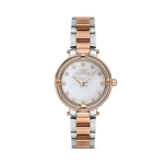 Ferro Rose and Silver Steel Strap Womens Wristwatch F40097A-E