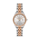 Ferro Rose and Silver Steel Strap Womens Wristwatch FL21257A-E