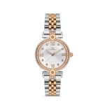 Ferro Rose and Silver Steel Strap Womens Wristwatch FL21390A-E