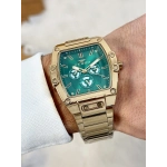 Ferro Yellow Steel Strap Mens Wristwatch FM11437A-B6