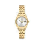 Ferro Sarı Çelik Kordon Kadın Kol Saati FL21618A-B 3ATM Su Geçirmez 2 Yıl Garantili HediyePaketli