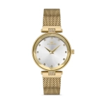 Ferro Yellow Mesh Strap Womens Wristwatch FL21297C-B