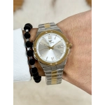 Ferro Yellow and Silver Steel Strap Mens Wristwatch F11357A-D