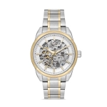 Ferro Yellow and Silver Steel Strap Mens Wristwatch FM40106A-D