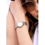 Ferro Sarı ve Gümüş Çelik Kordon Kadın Kol Saati FL43006A-D 3ATM Su Geçirmez 2 Yıl Garantili