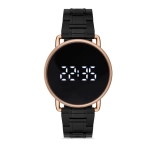 Ferro Black Steel Strap Mens Wristwatch F11064A-R