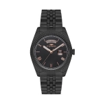 Ferro Black Steel Cord Mens Wristwatch F11130A-G