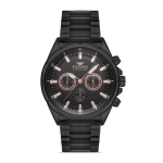 Ferro Black Steel Strap Mens Wristwatch FM31291A-G