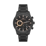 Ferro Black Steel Strap Mens Wristwatch FM31370A-G