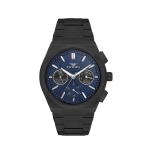 Ferro Black Steel Strap Mens Wristwatch FM31452A-V3