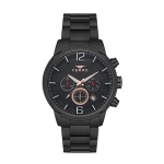 Ferro Black Steel Strap Mens Wristwatch FM31916A-G