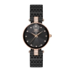 Ferro Black Steel Cord Womens Wristwatch F21917A-R
