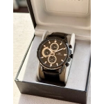 Ferro Siyah Deri Kordon Erkek Kol Saati FM11461B-G Fonksiyonları Aktif 3ATM Su Geçirmez HediyePaket