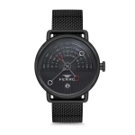 Ferro Black Wicker Cord Mens Wristwatch F1995C-1042-G