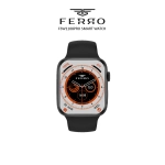 Ferro Black Silicone Band Smart Wristwatch FSW1108Pro-G