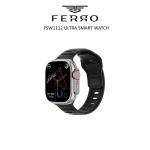 Ferro Black Silicone Band Smart Watch FSW1112-GS