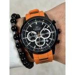 Ferro Turunucu Silikon Kordon Erkek Kol Saati FM31360D-ZL Fonksiyonları Aktif 3 ATM Su Geçirmez