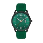 Ferro Green Silicone Cord Mens Wristwatch F11316D-ZJ