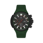 Ferro Green Silicone Band Mens Wristwatch FM11002D-KG