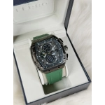 Ferro Yeşil Silikon Kordon Erkek Kol Saati FM31346D-ZF2 Tüm Fonksiyonları Aktif 3 ATM Su Geçirmez