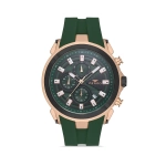 Ferro Green Silicone Band Mens Wristwatch FM31402D-R10