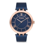 Toms Navy Blue Mesh Strap Mens Wristwatch T81874C-871-T