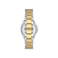 Ferro Sarı ve Gümüş Çelik Kordon Kadın Kol Saati FL43008A-D 3ATM Su Geçirmez 2 Yıl Garantili