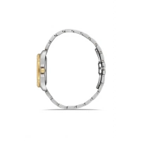 Ferro Sarı ve Gümüş Çelik Kordon Kadın Kol Saati FL43008A-D 3ATM Su Geçirmez 2 Yıl Garantili