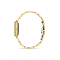 Ferro Sarı Çelik Kordon Kadın Kol Saati FL43006A-B 3ATM Su Geçirmez 2 Yıl Garantili HediyePaketli