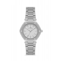 Ferro Gümüş Çelik Kordon Kadın Kol Saati FL43006A-A 3ATM Su Geçirmez 2 Yıl Garantili HediyePaketli