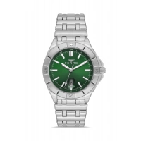 Ferro Gümüş Çelik Kordon Erkek Kol Saati FM43017A-A6 Tüm Fonksiyonlar Aktif 3 ATM Su Geçirmez