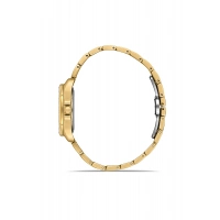 Ferro Sarı Çelik Kordon Kadın Kol Saati FL43008A-B6 3ATM Su Geçirmez 2 Yıl Garantili HediyePaketli