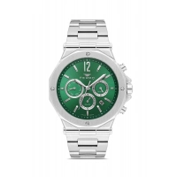 Ferro Gümüş Çelik Kordon Erkek Kol Saati FM43020A-A6 Tüm Fonksiyonlar Aktif 3 ATM Su Geçirmez