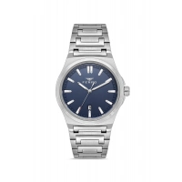 Ferro Gümüş Çelik Kordon Erkek Kol Saati F11503AWT-A3 3ATM Su Geçirmez 2 Yıl Garantili HediyePaketli