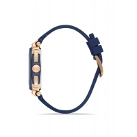 Ferro Lacivert Silikon Kordon Erkek Kol Saati FM11572DWT-T Fonksiyonları Aktif 3 ATM Su Geçirmez