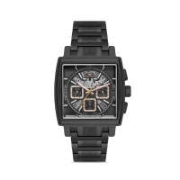 Ferro Siyah Çelik Kordon Erkek Kordl Saata FM11553AWT-G Fonksiyonları Aktif 3 ATM Su Geçirmez