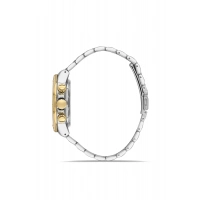 Ferro Sarı/Gümüş Çelik Kordon Erkek Kordl Saata FM11544AWT-D6 Fonksiyonları Aktif 3ATM Su Geçirmez