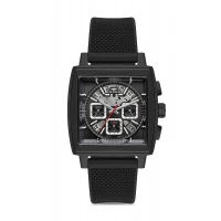 Ferro Siyah Silikon Kordon Erkek Kol Saati FM11553DWT-G Fonksiyonları Aktif 3 ATM Su Geçirmez