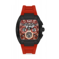 Ferro Kırmızı Silikon Kordon Erkek Kol Saati FM11527DWT-ZJ8 Fonksiyonları Aktif 3ATM Su Geçirmez