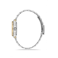 Ferro Sarı ve Gümüş Çelik Kordon Kadın Kol Saati FL21478AWT-D 3ATM Su Geçirmez 2 Yıl Garantili