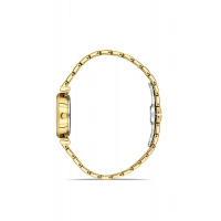 Ferro Sarı Çelik Kordon Kadın Kol Saati FL43020A-B2 3ATM Su Geçirmez 2 Yıl Garantili HediyePaketli